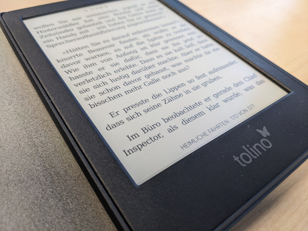 Test: tolino shine (5. Gen, s/w)