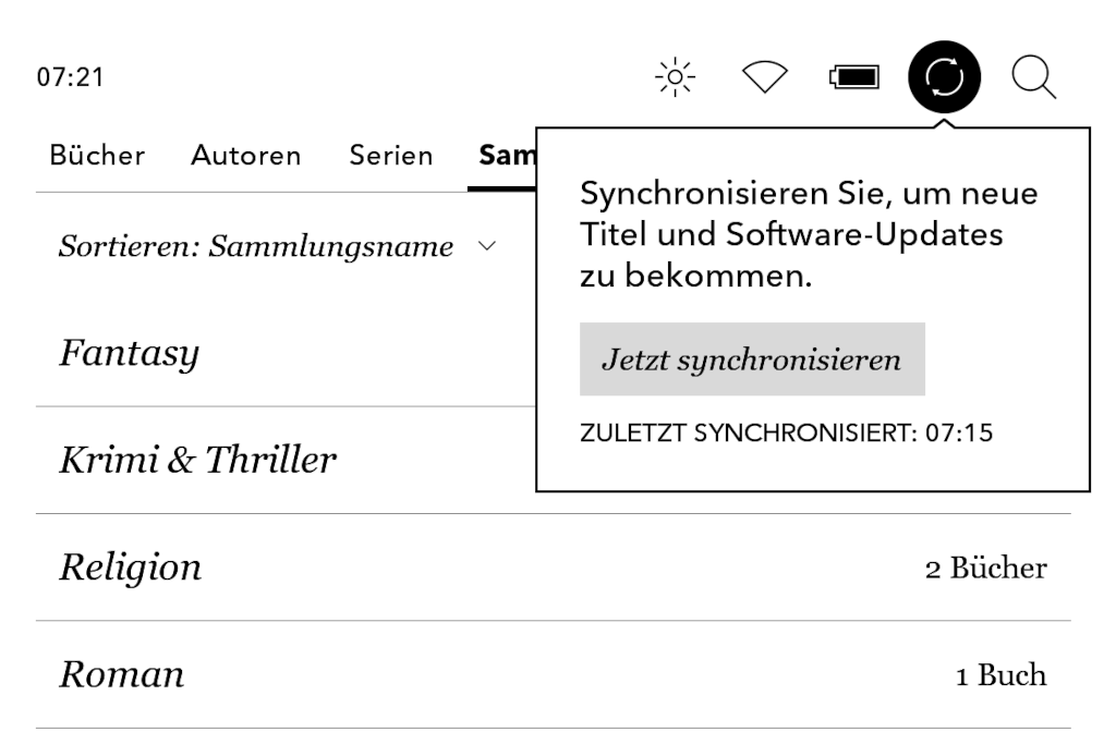 Kobo eReader mit Calibre-Web synchronisieren